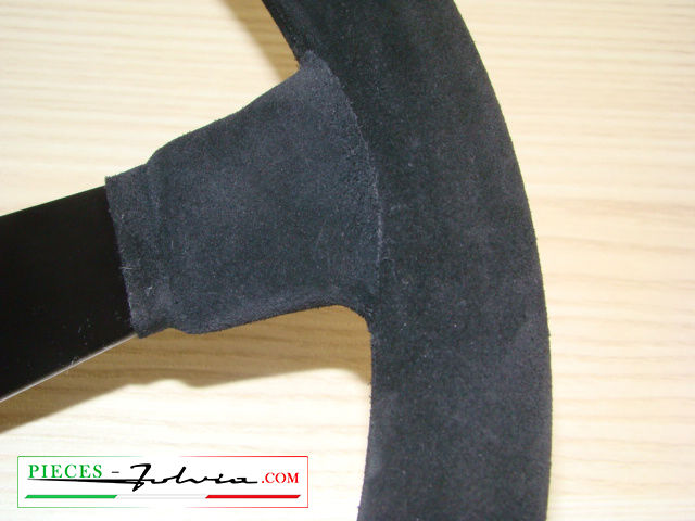 Volante Da Corsa Universale 13,6 Pollici - Pelle Scamosciata Deep Dish Con Tasto Clacson Per Simulatori - Foto 7