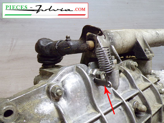 INOX support of gear lever return spring support S2