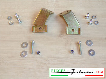 Paire de supports de flexibles de freins AV Fulvia Serie 2 et 3
