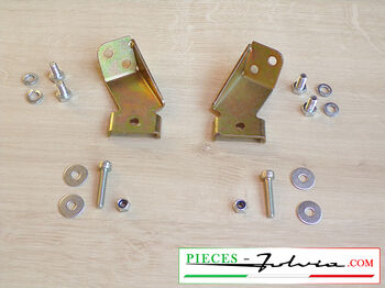 Paire de supports de flexibles de freins AV Fulvia Serie 2 et 3