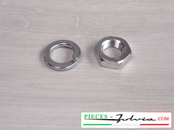 Nut and washer for dynamo pulley fixing Fulvia series 1 all models