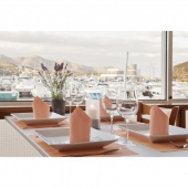 Serviette Soft voie sèche 40x40 cm texture Dry Cotton MANDARINE - carton de 700 unités