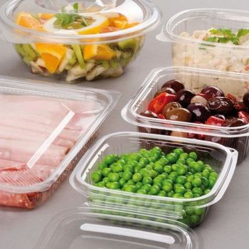 Barquette translucide 1500cc avec couvercle - carton de 400 unités