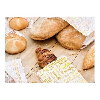 Sac à croissants Parole 14 + 7 x 22 cm - pack de 500 unités
