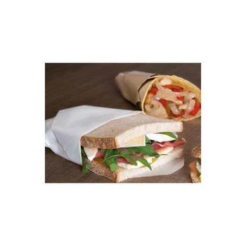 Sachet Blanc ouvert sur 2 côtés 18x18.2 cm  - pack de 100 unités