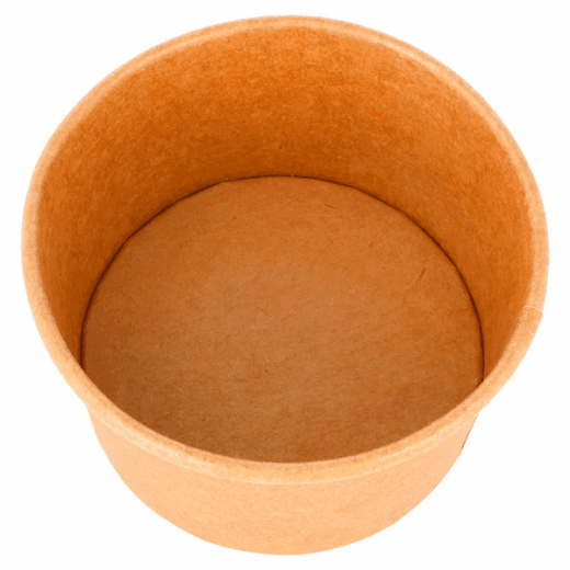 Pot à glace en carton neutre 120 ml - carton de 2000 unités