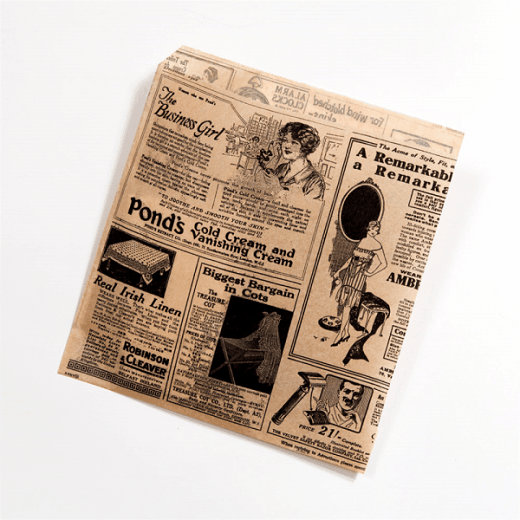 Sac burger Times KRAFT ouvert sur 2 côtés 17 x 18 cm - pack de 1000 unités