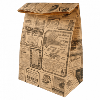 Sac papier SOS sans anses 22 + 14 x 37 cm TIMES KRAFT - carton de 500 unités
