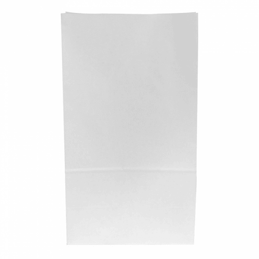 Sac papier SOS sans anses 25 + 15 x 43.5 cm neutre BLANC - carton de 250 unités