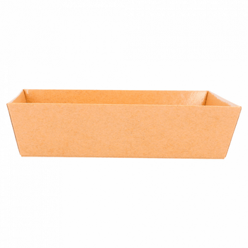 Barquette KRAFT pour sushi 14x13x3.5cm - carton de 1000 unités
