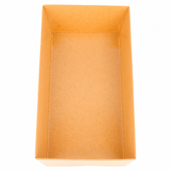 Barquette KRAFT pour sushi 15.5x8.5x3.5cm - carton de 1000 unités