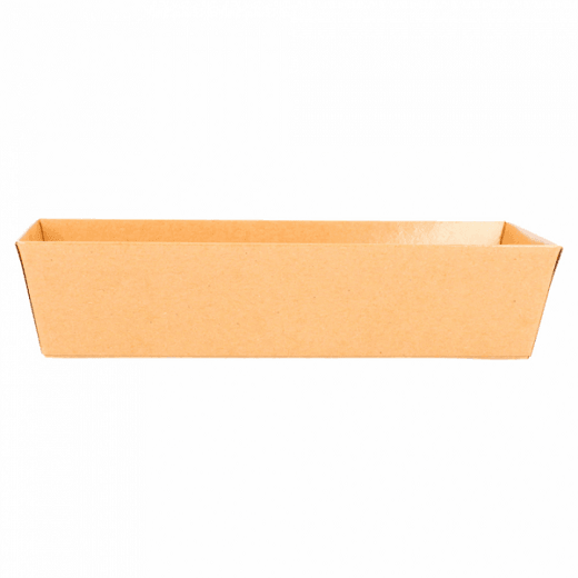 Barquette KRAFT pour sushi 15.5x8.5x3.5cm - carton de 1000 unités