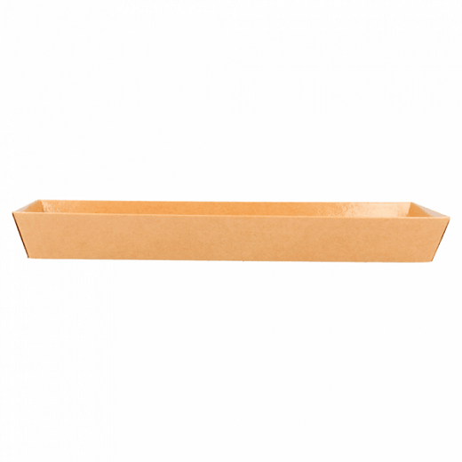 Barquette KRAFT pour sushi 19x8.5x3.5cm - carton de 1000 unités