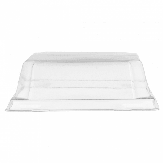 Couvercle en PET 11x11x3.7 cm pour barquette KRAFT 224.85 - carton de 1000 unités
