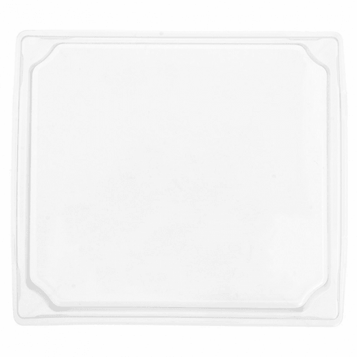 Couvercle en PET 14.5x13.5x3.7 cm pour barquette KRAFT 224.87 - carton de 1000 unités