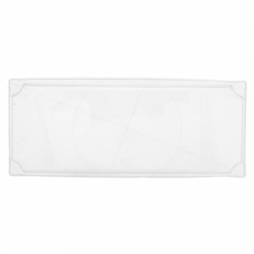 Couvercle en PET 19.5x9x3.7 cm pour barquette KRAFT 224.90 - carton de 1000 unités
