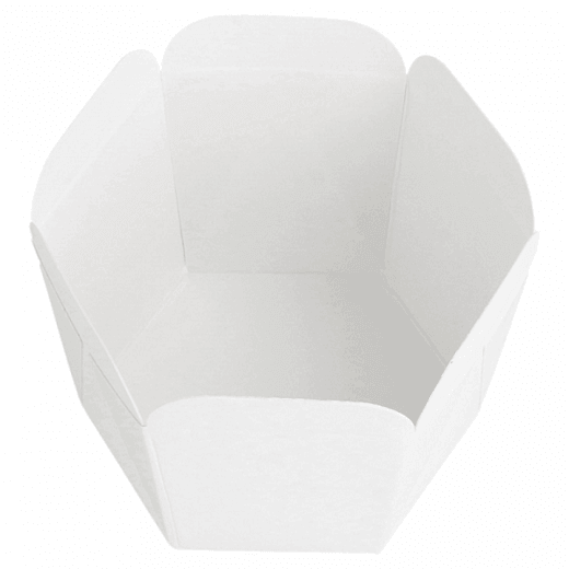 Pot en carton pour riz/ pâtes / salades / plats cuisinés Blanc 100 ml - carton de 5000 unités