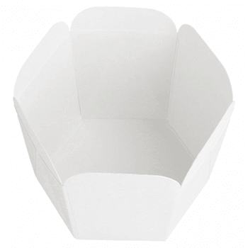 Pot en carton pour riz/ pâtes / salades / plats cuisinés Blanc 100 ml - carton de 5000 unités