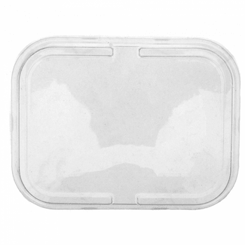 Couvercle haut pour barquette en aluminium 280ml 214.72 et 214.84 - Pack de 100 unités