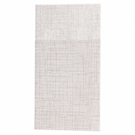 Serviette Soft kangourou 40x40cm texture Fil CHOCOLAT - Carton de 700 unités