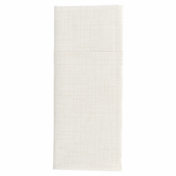 Serviette Soft kangourou 33x40cm texture Fil IVOIRE - Carton de 700 unités