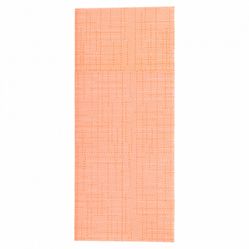 Serviette Soft kangourou 33x40cm texture Fil MANDARINE - Carton de 700 unités