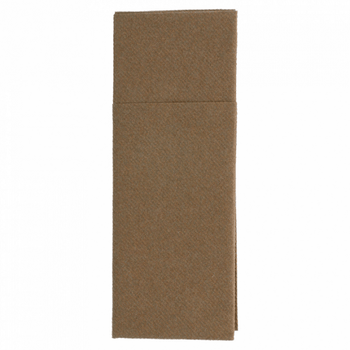 Serviette Soft kangourou 33x40cm CHOCOLAT - Carton de 700 unités