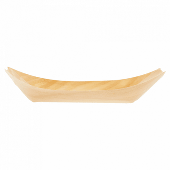 Barquette en bois de pin 19.5x10x2.5cm - carton de 1000 unités
