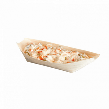 Barquette en bois de pin 19.5x10x2.5cm - carton de 1000 unités