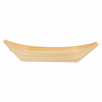 Barquette en bois de pin 22.5x11x3cm - carton de 1000 unités