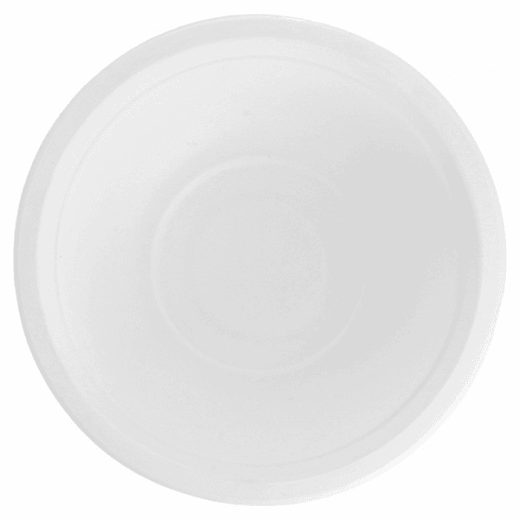 Bol en cellulose naturelle fibre de canne à sucre  - Blanc - 350 ml - carton de 1200 unités