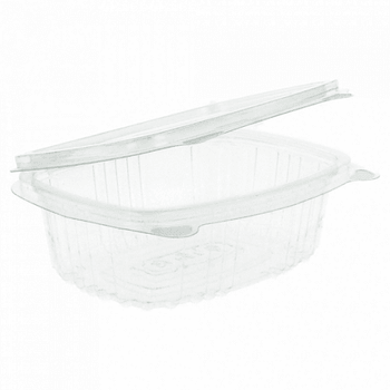 Barquette translucide 250 cc avec couvercle - carton de 600 unités