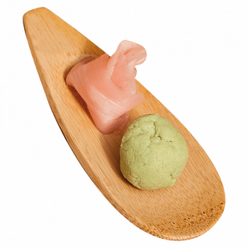 Cuillère de présentation en bambou 10x4 cm - pack de 24 unités