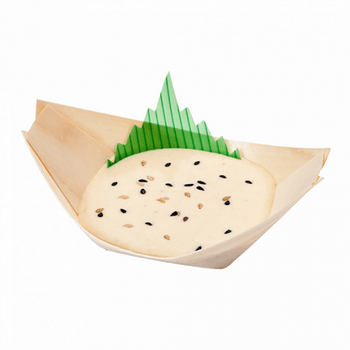 Barquette en bois de pin 17x8.5x2cm - carton de 1000 unités