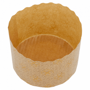 Moules de cuisson mini Panettone en papier Ø7x5(h)cm - pack de 2000 unités