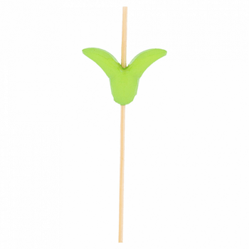 Pique en bambou Tulipe 9cm - pack de 100 unités