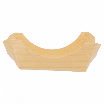 Barquette en bois de pin 6x6x2.5cm - pack de 100 unités