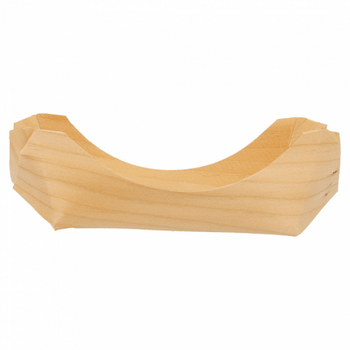 Barquette en bois de pin 10x10x3.5cm - pack de 100 unités
