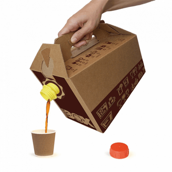 Bag in box 5 L Récipient distributeur de boisson pour café et boissons chaudes - carton de 25 unités