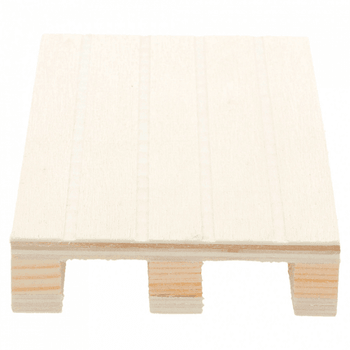 Mini palette de présentation en bois 13x8x2 cm - carton de 40 unités