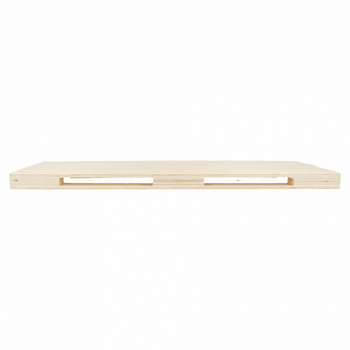 Mini palette de présentation en bois 40x15x2 cm - carton de 20 unités