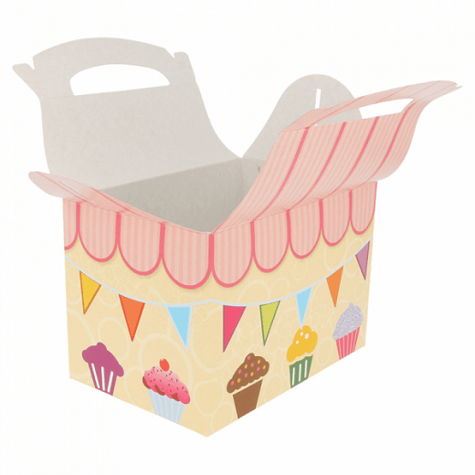 Boite pour les enfants - Modèle Party - pour vente à emporter 15.5x10.5x17.5(h) cm - carton de 300 unités