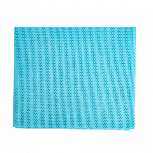 Lavettes Chicopée Plus - Lot De 25, 43x36 Cm, Bleu, Microfibre épaisse Réutilisable, Pour Nettoyage Intensif