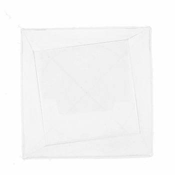 Couvercle en PET pour référence 215.78 - 13x13x2.5 cm - carton de 800 unités