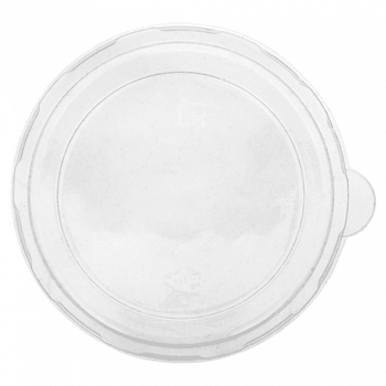Couvercle haut en PET pour bol en cellulose naturelle 350 ml référence 215.84 - carton de 450 unités