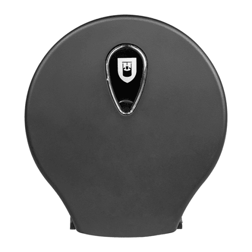 Distributeur ABS Noir mat pour rouleau de papier toilette industriel