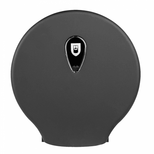 Distributeur ABS Noir mat pour maxi rouleau de papier toilette industriel