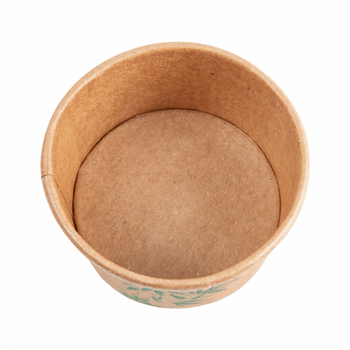 Pot à glace en carton modèle Feel Green 70 ml - carton de 2000 unités