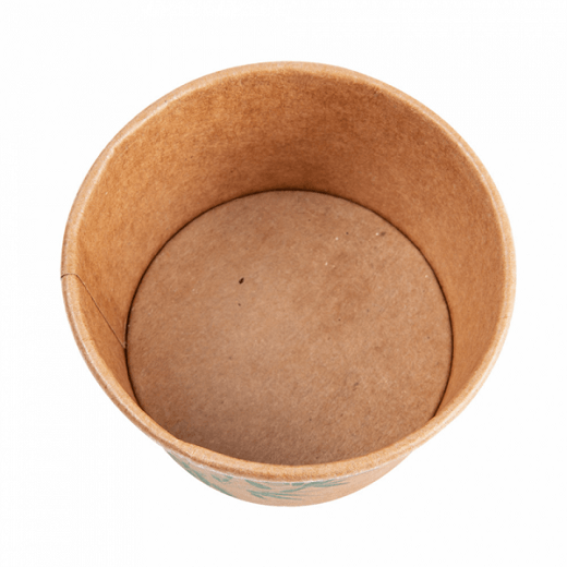 Pot à glace en carton modèle Feel Green 120 ml - carton de 2000 unités