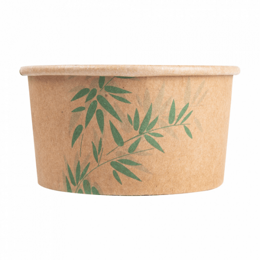 Pot à glace en carton modèle Feel Green 150 ml - carton de 2000 unités